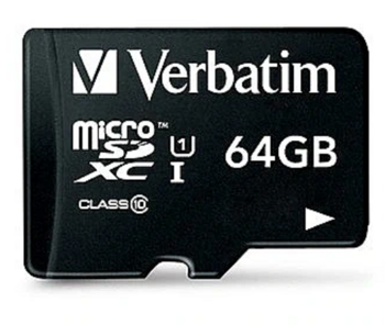 Verbatim Premium Micro SDXC Atmiņas Karte 64GB (44084)