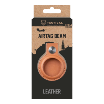 Tactical Airtag Beam Leather Кожаный чехол для Apple AirTag / коричневый (TA-57983104009)