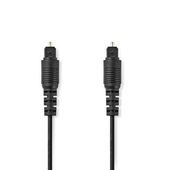 Nedis Toslink CAGP25000BK20 Digitālāis optiskais audio vads 2m (CAGP25000BK20)