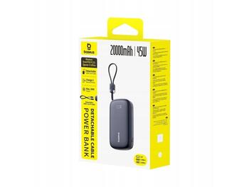 Baseus EnerFill FC21 Qpow 3 Ultra Портативный аккумулятор 20000 mAh 22.5W / чёрный (6932172692490)