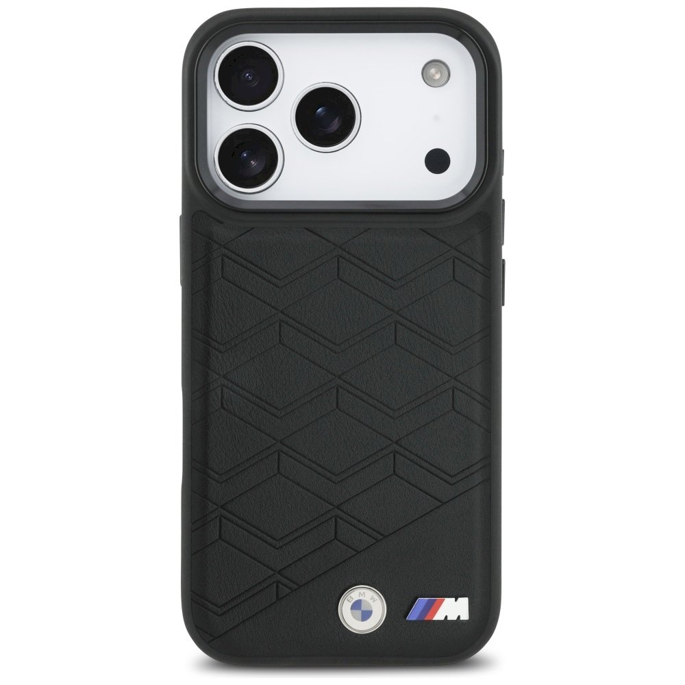 BMW M Shape Case Logo MagSafe Aizsargapvalks priekš iPhone 17 Pro / melns (BMHMP17L25PCSSPK)