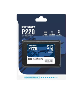 Patriot P220 SSD диск 512GB (P220S512G25)