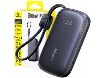 Baseus EnerFill FC21 Qpow 3 Ultra Портативный аккумулятор 20000 mAh 22.5W / чёрный (6932172692490)