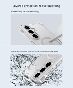 Nillkin Nature TPU PRO Magnetic Cover Aizsargapvalks priekš Samsung Galaxy S26 / caurspīdīgs (57983129418)