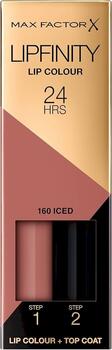 Max Factor Lipfinity Lip Colour 160 Iced Жидкая помада 4 ml (86100013799)