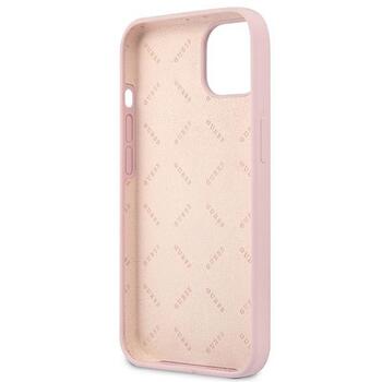 Guess GUHCP13SSLTGU Silicone Triangle Hardcase Защитный чехол для iPhone 13 mini 5,4