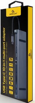 Gembird USB Type-C 10in1 док-станция (A-CM-COMBO10-01)