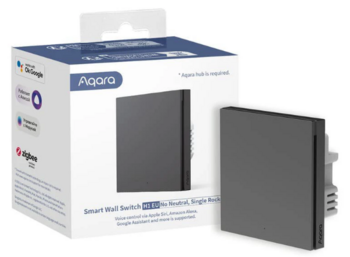 Aqara WS-EUK01-G Умный Настенный Выключатель H1 EU Одноклавишный (WS-EUK01-G)