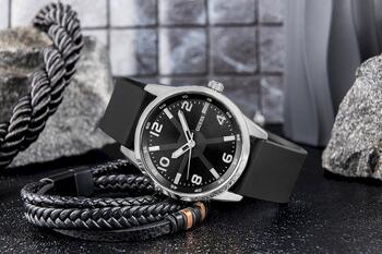 Guess GW0805G1 Vīriešu pulkstenis / melns - sudrabs (GW0805G1)