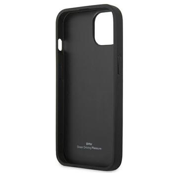 BMW Коллекция M BMHCP13STRTBK Back Case Кожанный Чехол для телефона Apple iPhone 13 Mini (BMHCP13STRTBK)