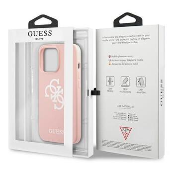 Guess GUHCP13LLS4GWPI Silicone 4G Logo Защитный чехол для iPhone 13 Pro / 13 6,1