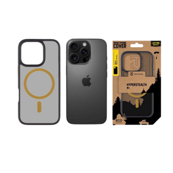 Tactical MagForce Hyperstealth 2.0 Защитный чехол для iPhone 16 Pro / чёрный/жёлтый (TA-57983121866)