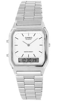 CASIO AQ-230A-7DMQYES Sieviešu pulkstenis / Sudraba (AQ-230A-7DMQYES)