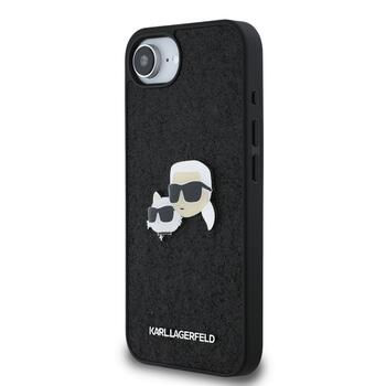 Karl Lagerfeld Fixed Glitter Metal K&CH Case Aizsargapvalks priekš Apple iPhone 16e (KLHCPSE4PFGKCPK)