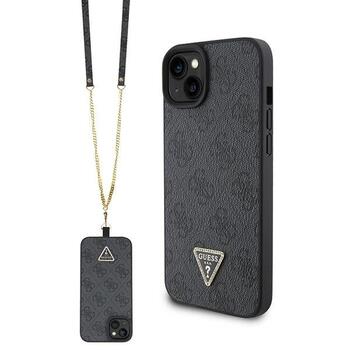 Guess Crossbody 4G Metal Logo Back Case Защитный Чехол для Apple iPhone 15 Plus (GUHCP15MP4TDSCPK)