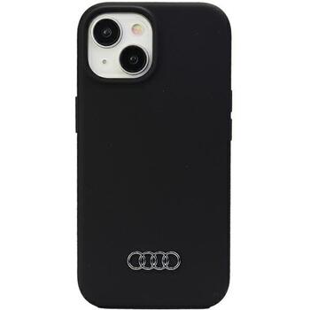 Audi Silicone Back Case Защитный Чехол для Apple iPhone 15 Plus (AU-LSRIP15M-Q3/D1-BK)