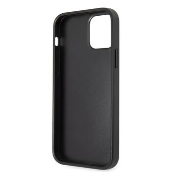 Guess PU 4G Metal Logo Case Aizsargapvalks priekš iPhone 12/12 Pro / pelēks (GUHCP12M4GMGGR)