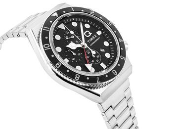 TIMEX Q Timex 3-Time Zone Chronograph TW2V69800 Vīriešu pulkstenis (TW2V69800)