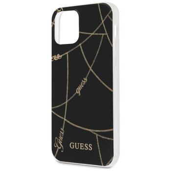 Guess GUHCP12SPCUCHBK Gold Chain Collection Защитный чехол для iPhone 12 mini 5,4