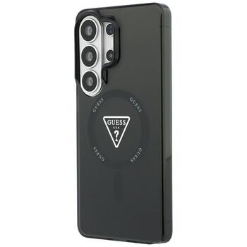 Case Guess IML Gradient Triangle MagSafe Aizsargapvalks priekš Samsung Galaxy S26 Ultra / melns (GUHMS26LHGTMLCGK)