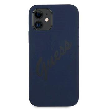 Guess GUHCP12SLSVSBL Script Vintage Защитный чехол для iPhone 12 mini 5,4