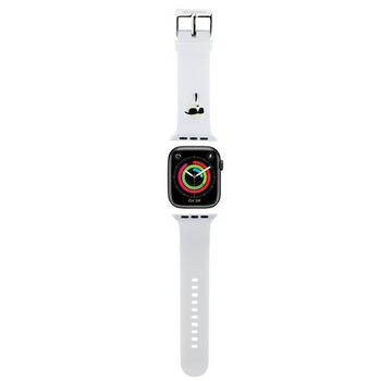 Karl Lagerfeld Strap KLAWLSLKNH Ремешок для часов Apple Watch 42/44/45/49mm / белый (KLAWLSLKNH)