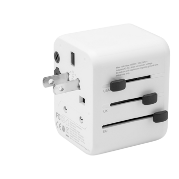 Tactical PTP Travel Adapter Ceļojumu adapteris / balts (TA-57983114716)