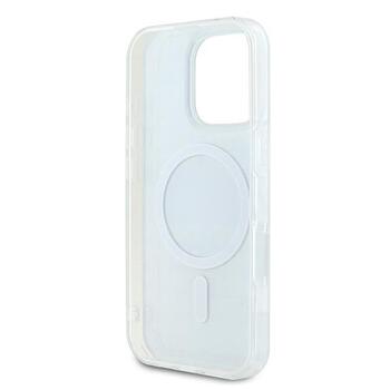 DKNY Repeat Texture Pattern With Stripe Защитный Чехол для Apple iPhone 16 Pro (DKHMP16LHRHSEK)