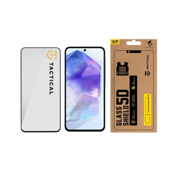 Tactical Glass Shield 5D Защитное стекло для Samsung Galaxy A55 5G / чёрный (TA-57983118591)