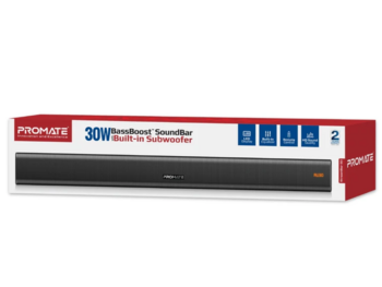 Promate StreamBar30 BassBoost SoundBar Система домашнего кинотеатра (STREAMBAR30)