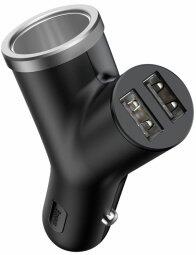 Baseus Y Type Charger Auto Lādētājs 3.4A (CCALL-YX01)