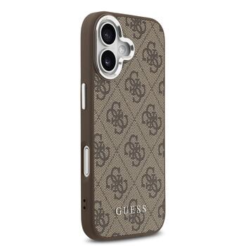 Guess 4G MagSafe Case Защитный чехол для iPhone 17 / коричневый (GUHMP17SP4GSSMCW)