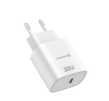 Swissten Edge Сетевое зарядное устройство USB-C GaN 20W White (22071711)