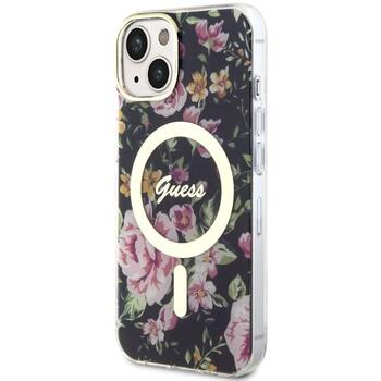 Guess GUHMP14SHCFWSK Hardcase Flower MagSafe Защитный чехол для iPhone 14 / 15 / 13 6.1