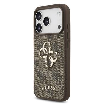 Guess PU 4G Metal Logo Strap Case Чехол для Apple iPhone 17 Pro (GUHCP17LP4GMGSW)