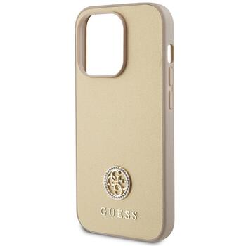 Guess Strass Metal Logo Back Case Защитный Чехол для Apple iPhone 15 Pro Max (GUHCP15XPS4DGPD)