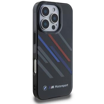 BMW Motorsport IML Random Stripes Защитный Чехол для Apple iPhone 16 Pro (BMHCP16L23HTRAK)