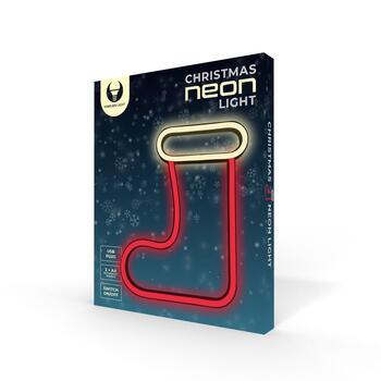 Forever Light FLNE23 CHRISTMAS SOCK Neon LED Светодиодная Вывеска (FLNE23)