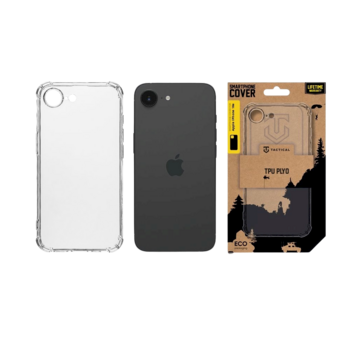 Tactical TPU Plyo Cover Защитный чехол для Apple iPhone 16e / прозрачный (TA-57983124290)