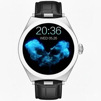 Smartwatch Gravity GT25-8 Viedpulkstenis / sudraba/melns (GT25-8)