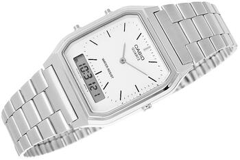 CASIO AQ-230A-7DMQYES Sieviešu pulkstenis / Sudraba (AQ-230A-7DMQYES)