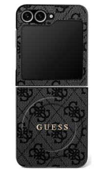 Guess 4G Leather Magsafe Samsung Galaxy Z Flip 7 Telefona maciņš (GUHMZF7P4MSEGCK)