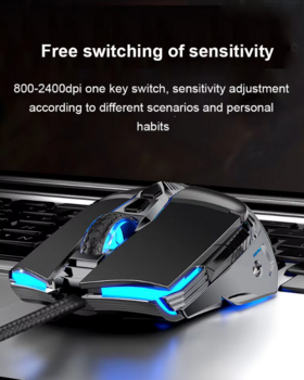 HP G160 Проводная Игровая Мышь 800-2400DPI (G160)