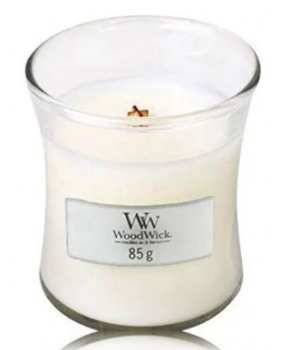 Woodwick White Teak Aromātiskā svece 85 g (5038581062150)