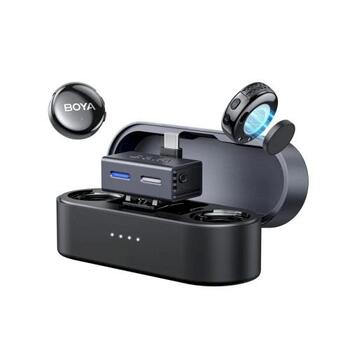 Boya Boyalink 3-02 Bezvadu mikrofons 2.4 GHz / Type-C / 3.5 mm (BOYALINK-3-02)