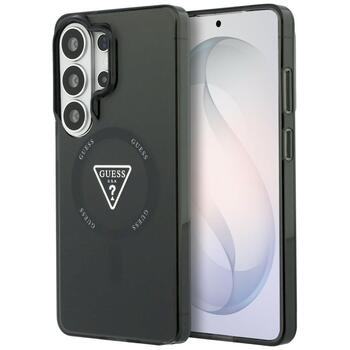 Case Guess IML Gradient Triangle MagSafe Aizsargapvalks priekš Samsung Galaxy S26 Ultra / melns (GUHMS26LHGTMLCGK)