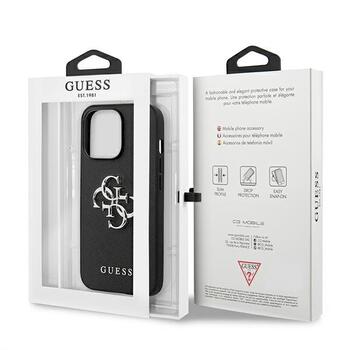 Guess GUHCP13LSA4GSBK Saffiano 4G Metal Logo Защитный чехол для iPhone 13 Pro/13 6,1