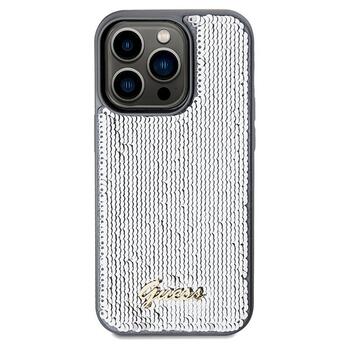 Guess GUHCP14XPSFDGSS Sequin Script Metal Защитный чехол для iPhone 14 Pro Max 6.7