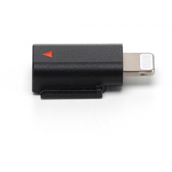 DJI Mic 3 Mobile Phone Adapter Lightning Адаптер для мобильного телефона / чёрный (CP.RN.00000475.01)