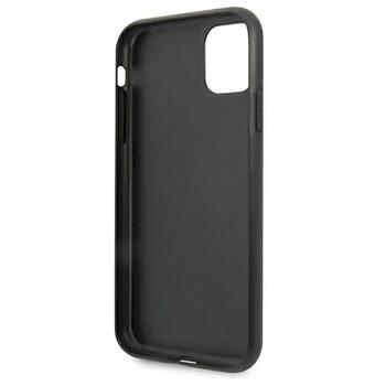 Guess GUHCN61PU4GHBK Hardcase 4G Triangle Collection Aizsargapvalks priekš iPhone 11 6,1